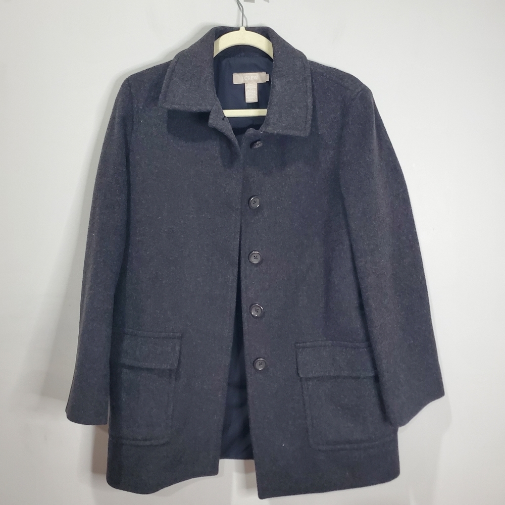J. Crew Women's Wool Cashmere Blend Coat Size SP - Picture 7 of 14